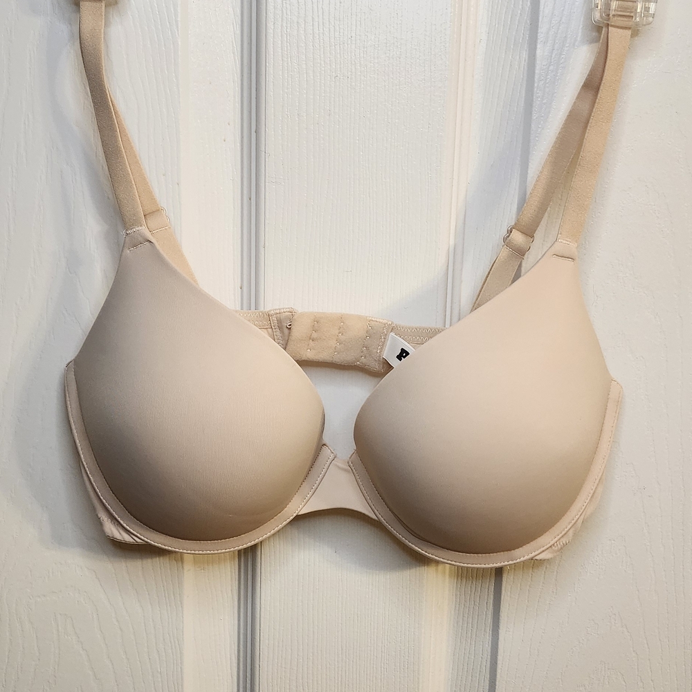 PINK Victoria's Secret 36C Wear Everywhere Push-Up Bra Beige / Tan
